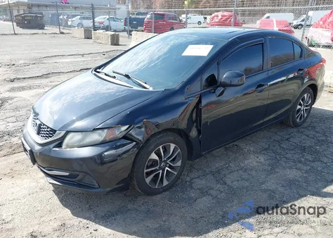 2013 Honda Civic Ex-L из США, поврежденный, VIN 19XFB2F90DE259199